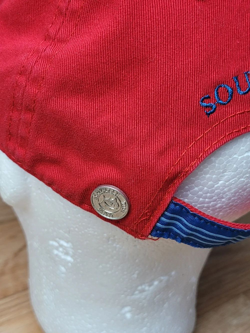 NWT Southern Tide The Skipjack Strapback Adjustable Hat Cap Red - Picture 5 of 8